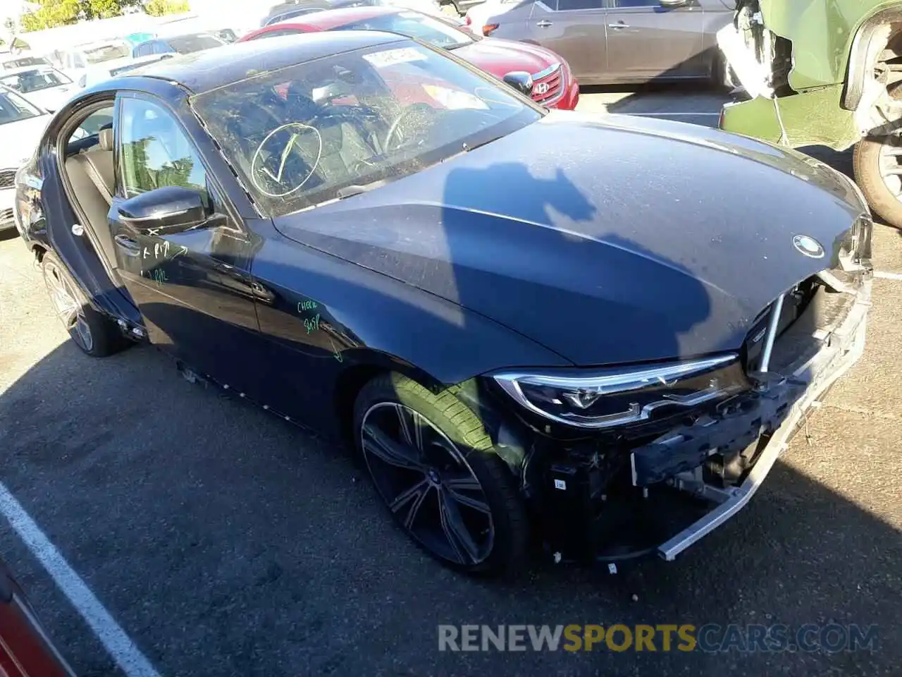 4 Photograph of a damaged car 3MW5R1J0XN8C75403 BMW 3 SERIES 2022