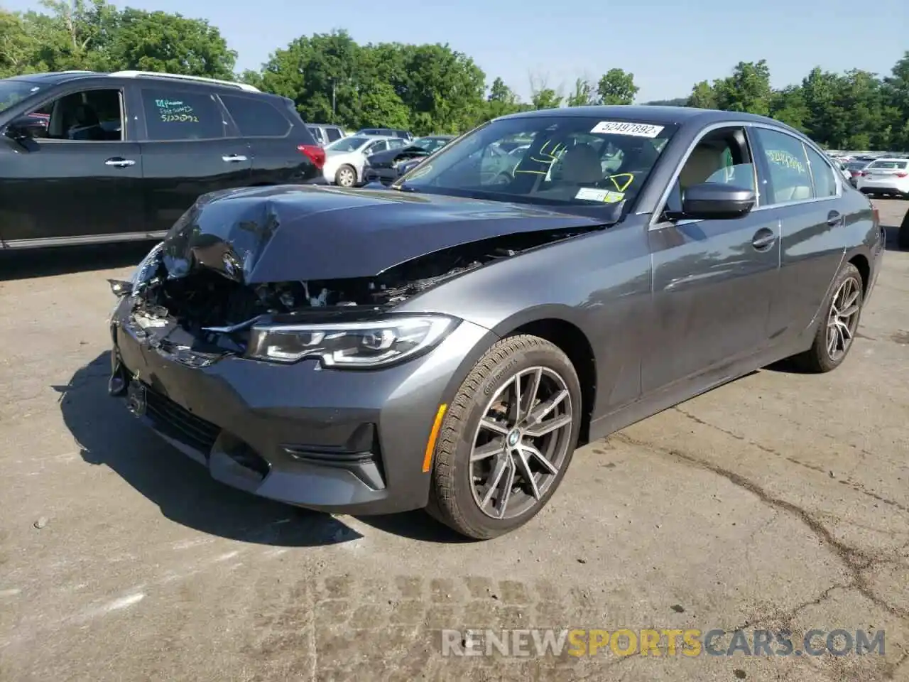 2 Photograph of a damaged car 3MW5R7J02N8C29485 BMW 3 SERIES 2022