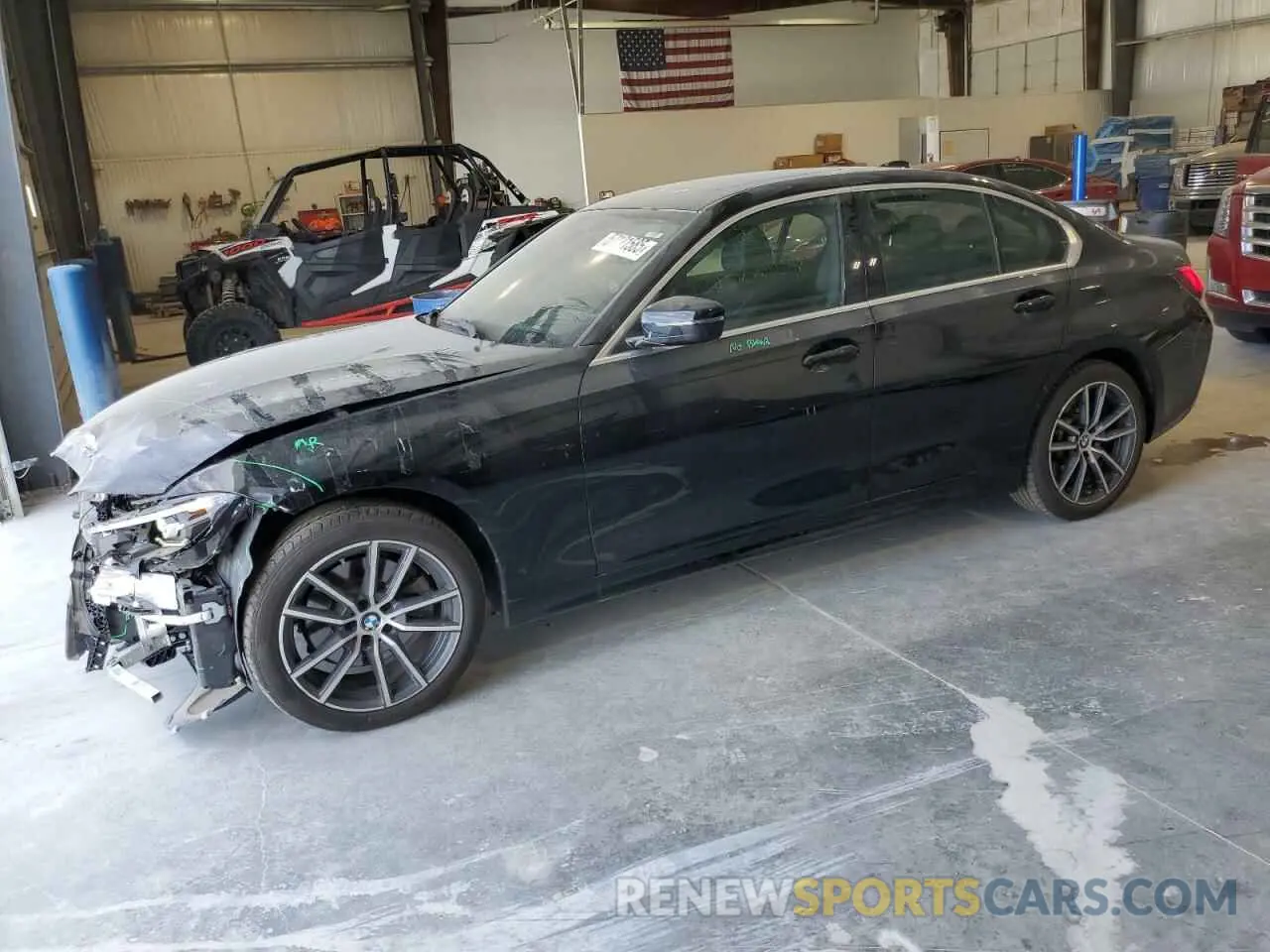 1 Photograph of a damaged car 3MW5R7J03N8C29897 BMW 3 SERIES 2022