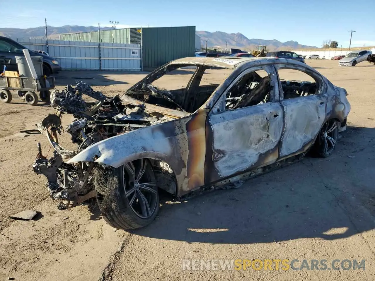 1 Photograph of a damaged car 3MW5R7J03N8C42519 BMW 3 SERIES 2022