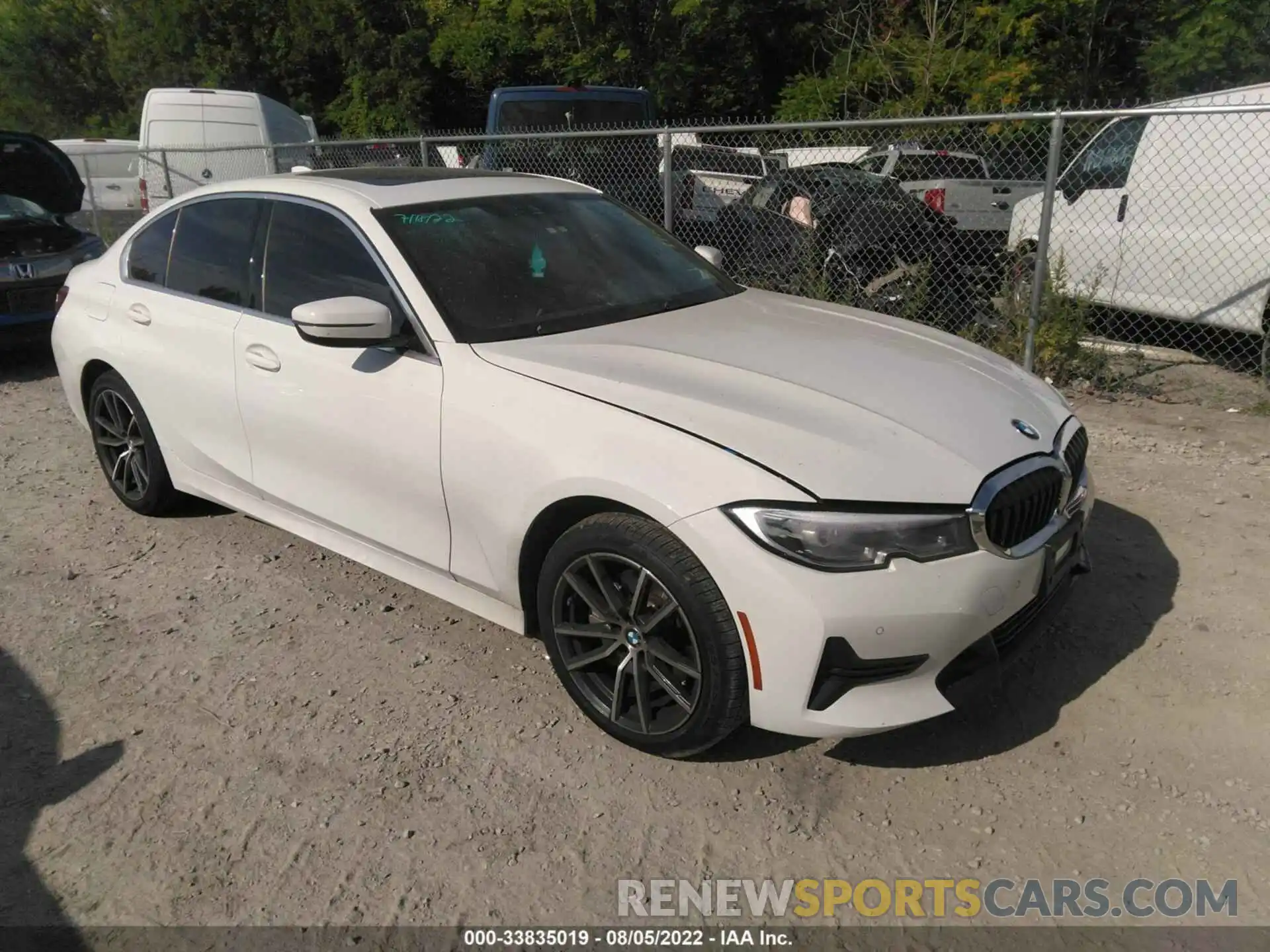 1 Photograph of a damaged car 3MW5R7J03N8C43315 BMW 3 SERIES 2022