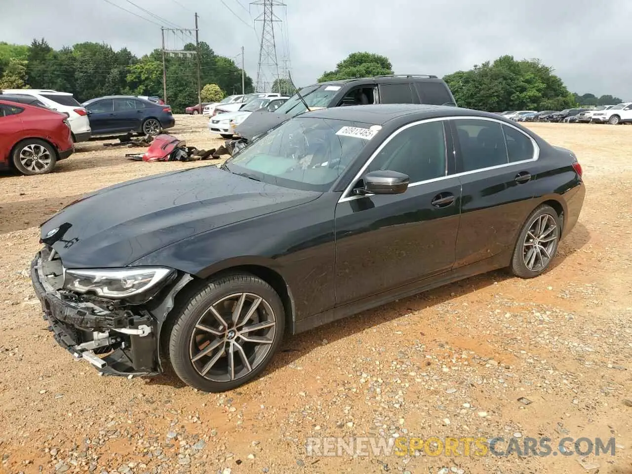 1 Photograph of a damaged car 3MW5R7J03N8C52953 BMW 3 SERIES 2022