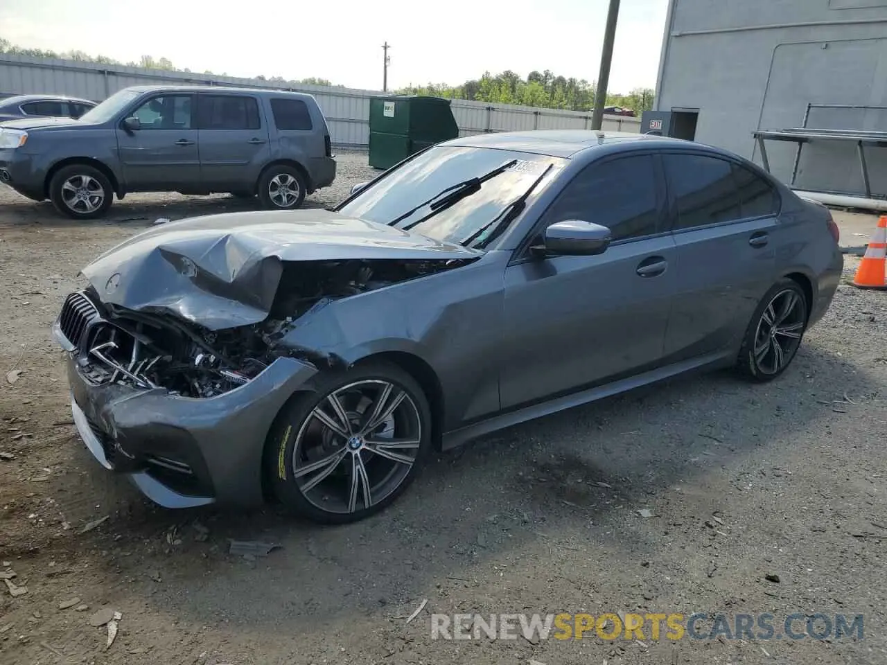 1 Photograph of a damaged car 3MW5R7J04N8C34395 BMW 3 SERIES 2022
