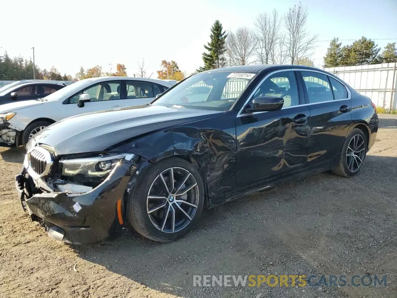 1 Photograph of a damaged car 3MW5R7J04N8C70779 BMW 3 SERIES 2022