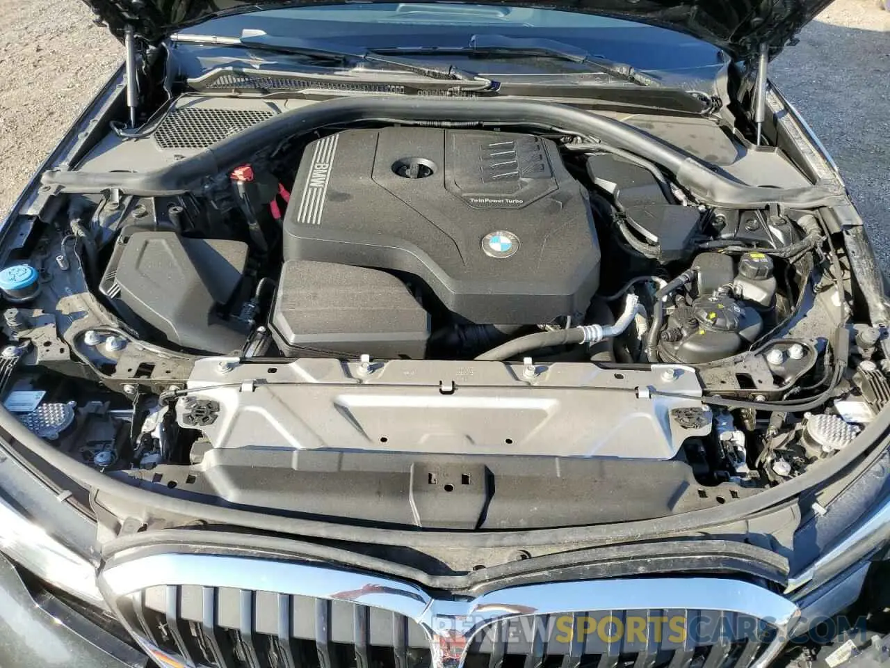 11 Photograph of a damaged car 3MW5R7J04N8C70779 BMW 3 SERIES 2022
