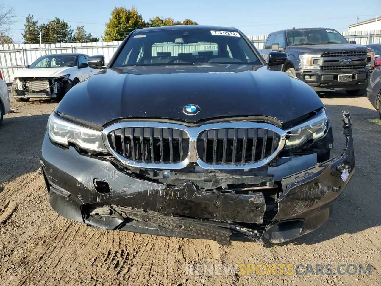 5 Photograph of a damaged car 3MW5R7J04N8C70779 BMW 3 SERIES 2022