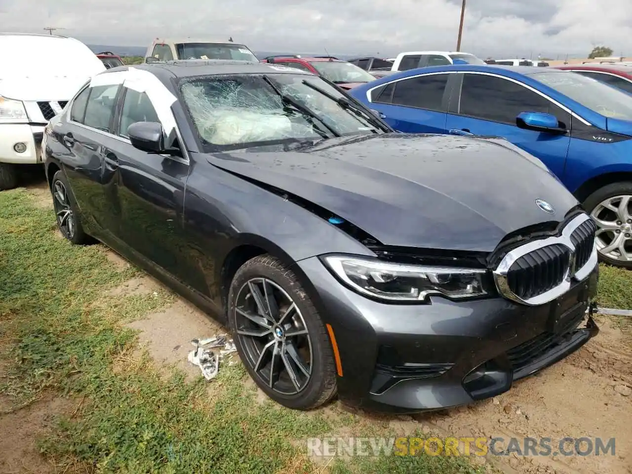 1 Photograph of a damaged car 3MW5R7J05N8C63064 BMW 3 SERIES 2022