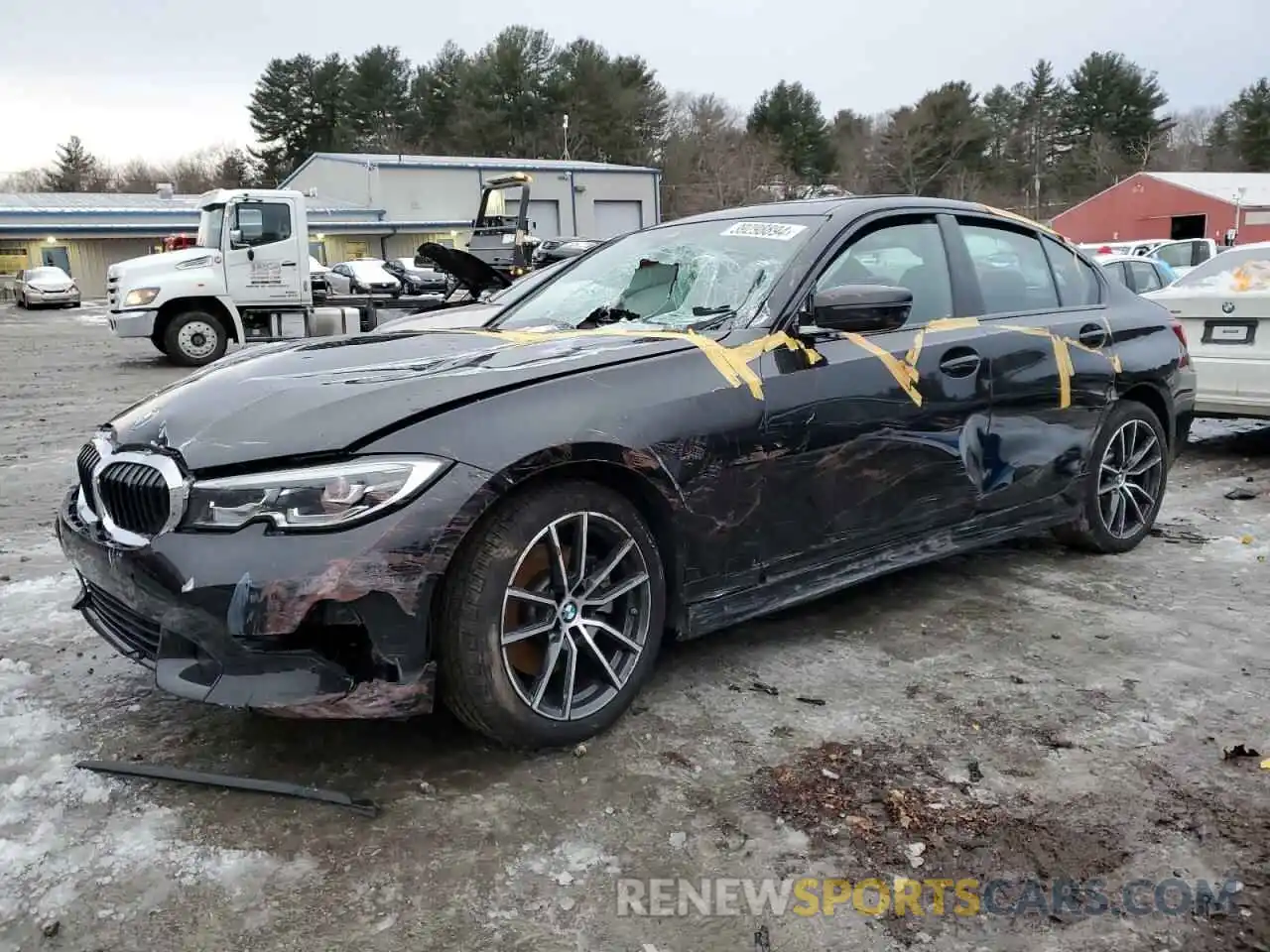 1 Photograph of a damaged car 3MW5R7J05N8C78325 BMW 3 SERIES 2022