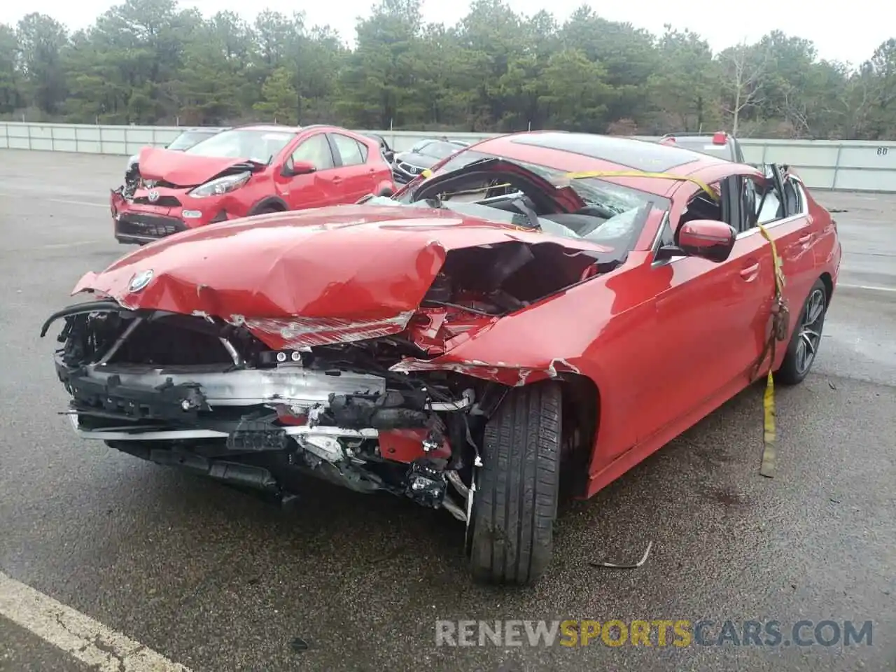 2 Photograph of a damaged car 3MW5R7J06N8C25603 BMW 3 SERIES 2022