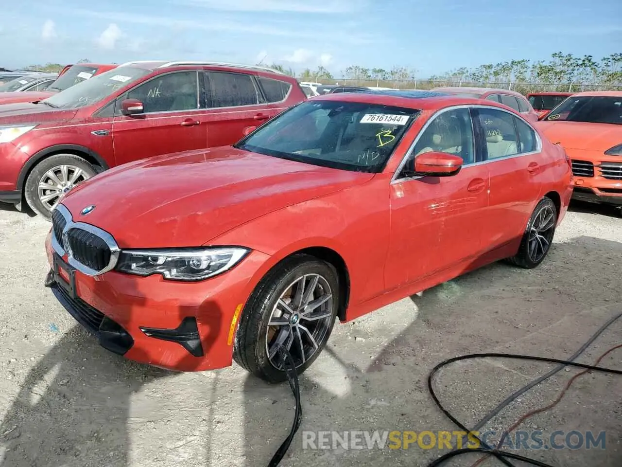 1 Photograph of a damaged car 3MW5R7J06N8C29666 BMW 3 SERIES 2022