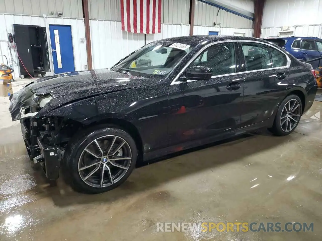 1 Photograph of a damaged car 3MW5R7J06N8C42045 BMW 3 SERIES 2022