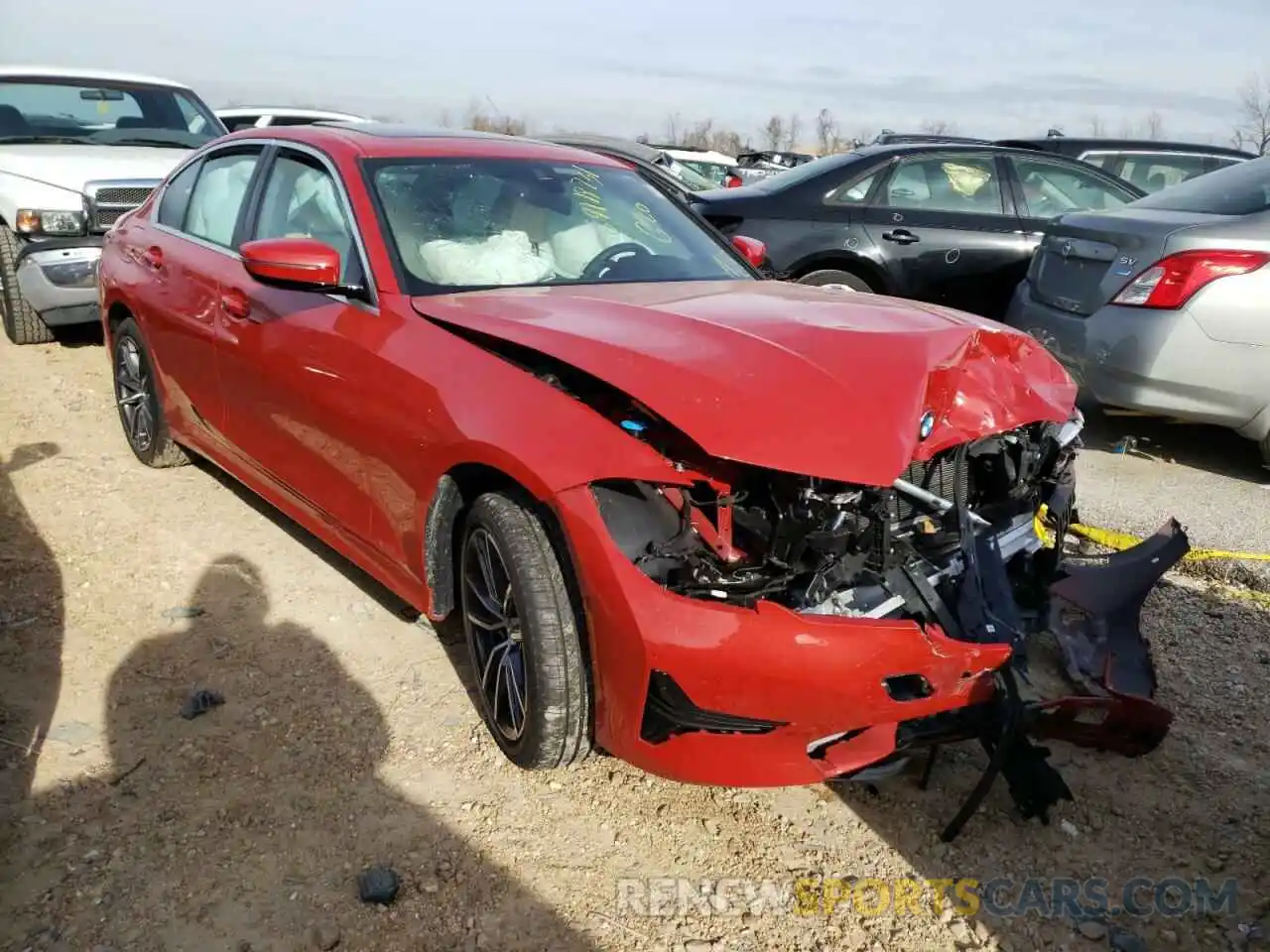 1 Photograph of a damaged car 3MW5R7J07N8C24282 BMW 3 SERIES 2022