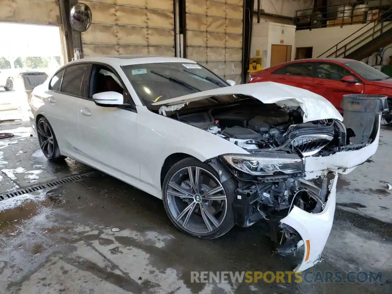 1 Photograph of a damaged car 3MW5R7J07N8C56861 BMW 3 SERIES 2022