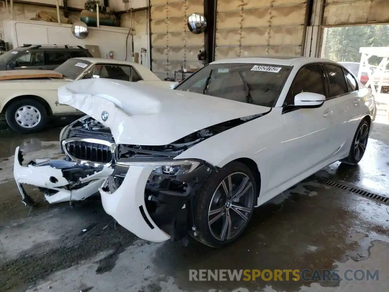 2 Photograph of a damaged car 3MW5R7J07N8C56861 BMW 3 SERIES 2022