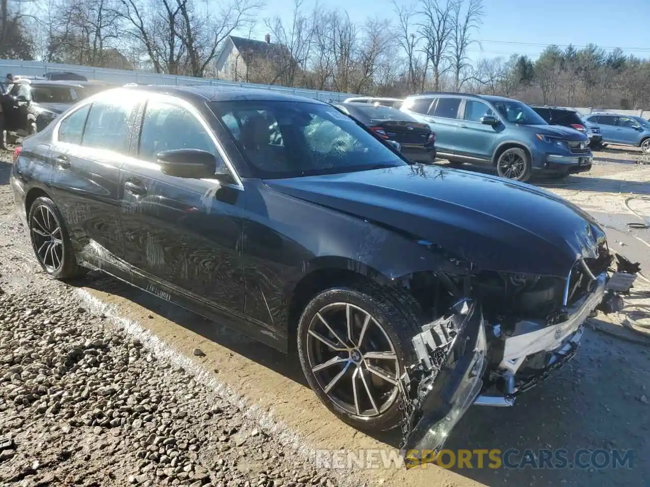 4 Photograph of a damaged car 3MW5R7J07N8C67276 BMW 3 SERIES 2022