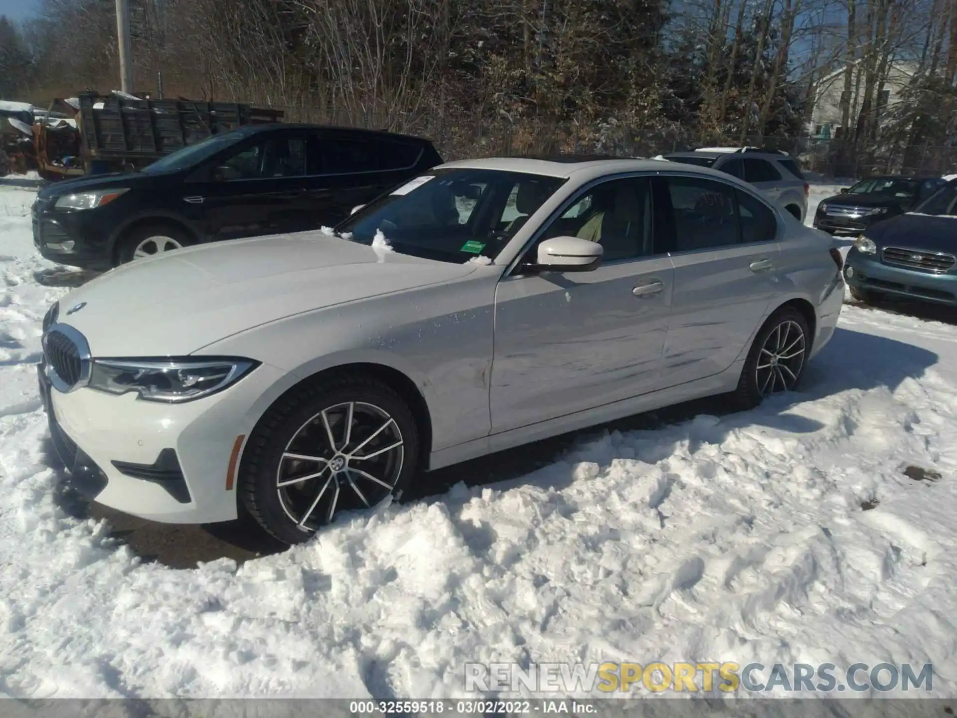 2 Photograph of a damaged car 3MW5R7J08N8C43097 BMW 3 SERIES 2022