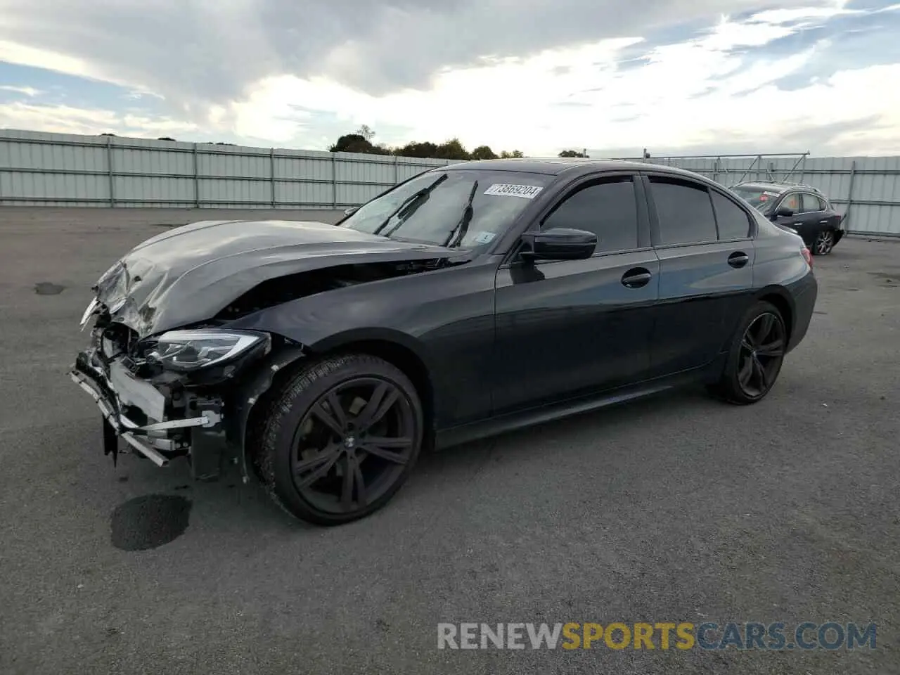 1 Photograph of a damaged car 3MW5R7J08N8C49661 BMW 3 SERIES 2022