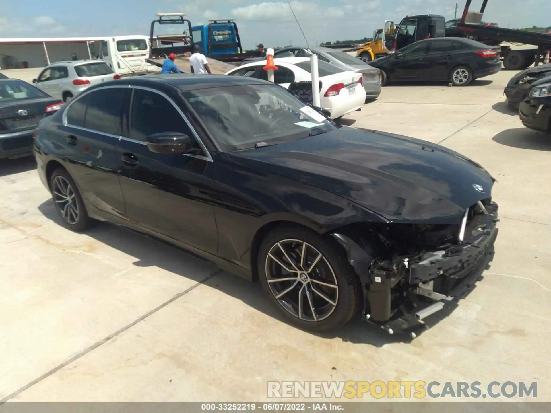 1 Photograph of a damaged car 3MW5R7J08N8C65732 BMW 3 SERIES 2022