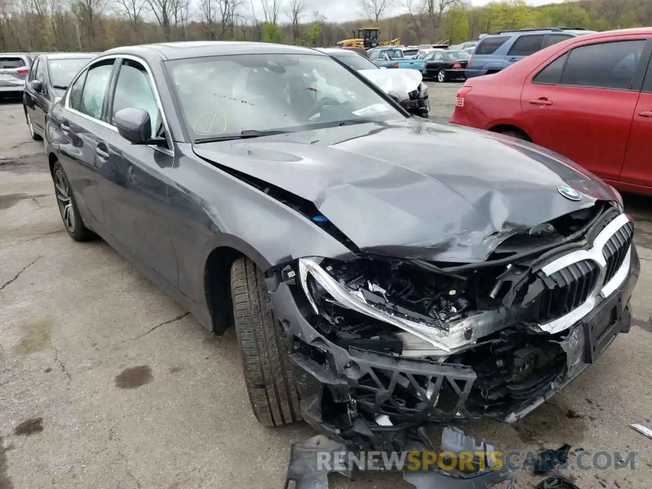 1 Photograph of a damaged car 3MW5R7J09N8C30598 BMW 3 SERIES 2022