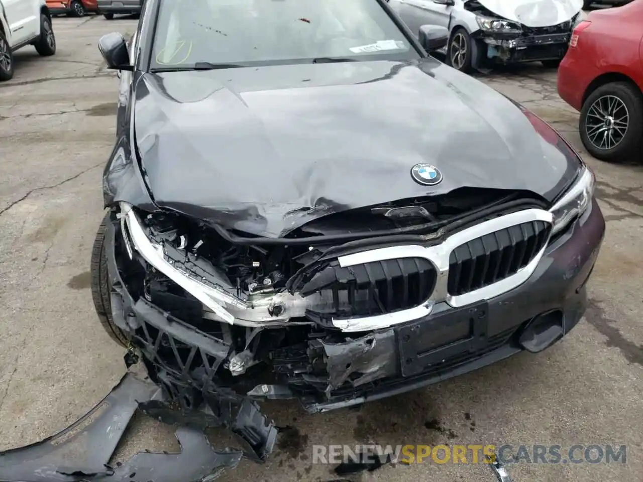 9 Photograph of a damaged car 3MW5R7J09N8C30598 BMW 3 SERIES 2022