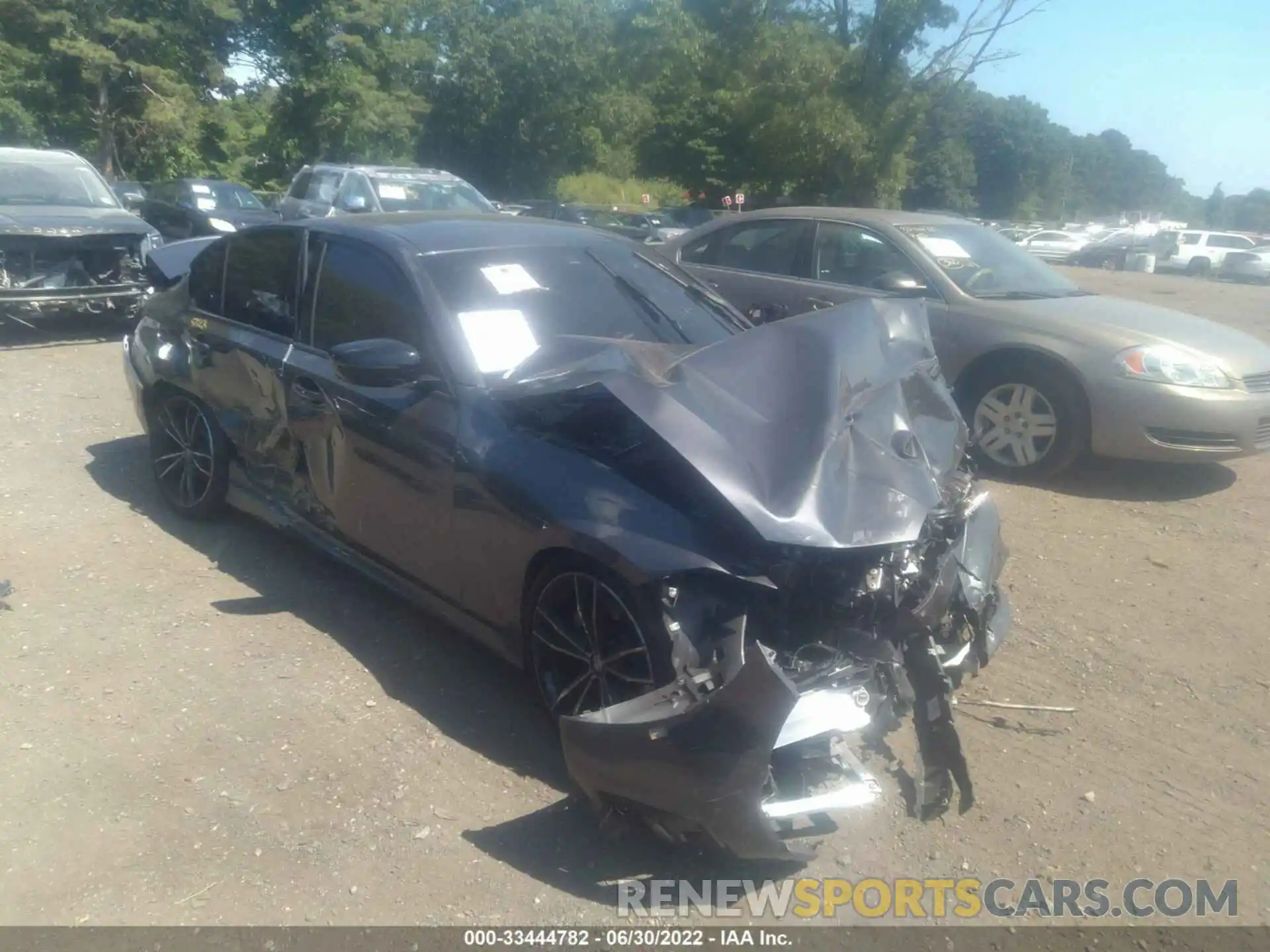 1 Photograph of a damaged car 3MW5R7J09N8C52052 BMW 3 SERIES 2022