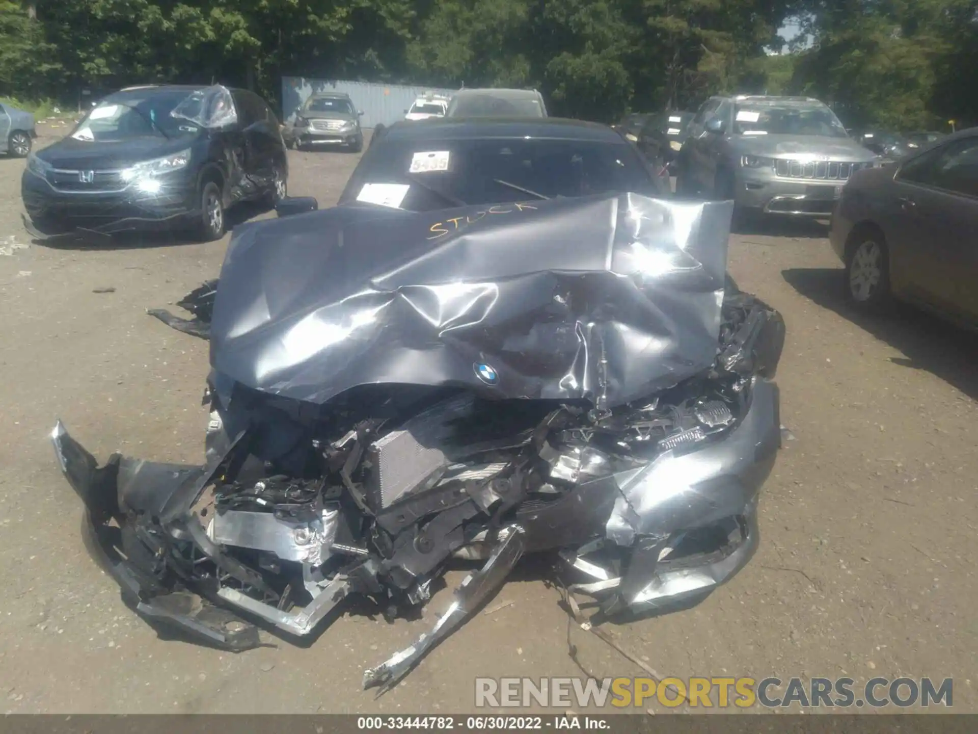 6 Photograph of a damaged car 3MW5R7J09N8C52052 BMW 3 SERIES 2022