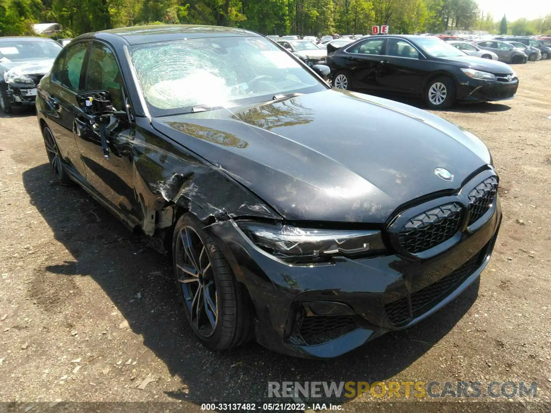 6 Photograph of a damaged car 3MW5U9J07N8C65070 BMW 3 SERIES 2022