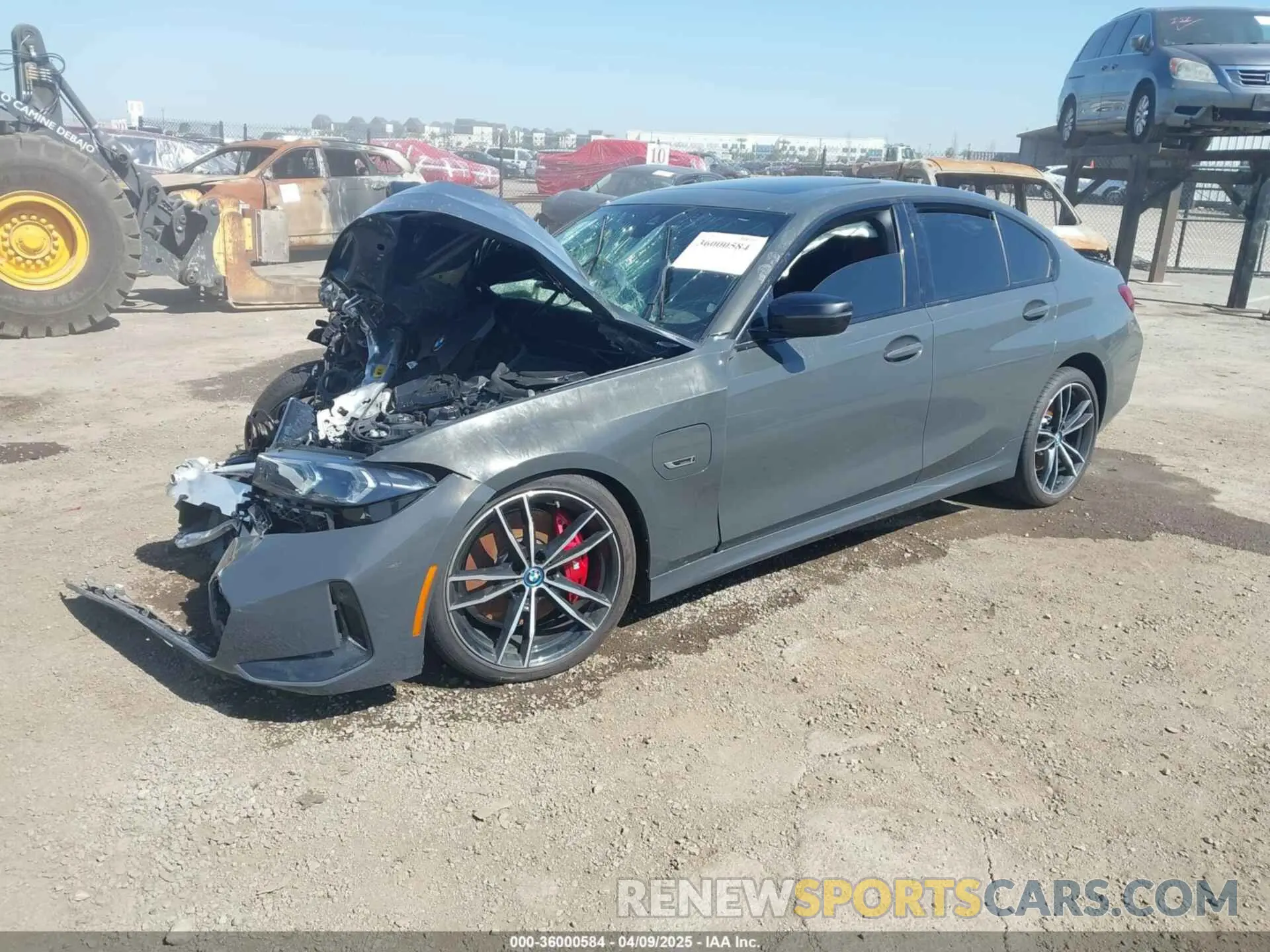 2 Photograph of a damaged car 3MW39FF02P8D03050 BMW 3 SERIES 2023
