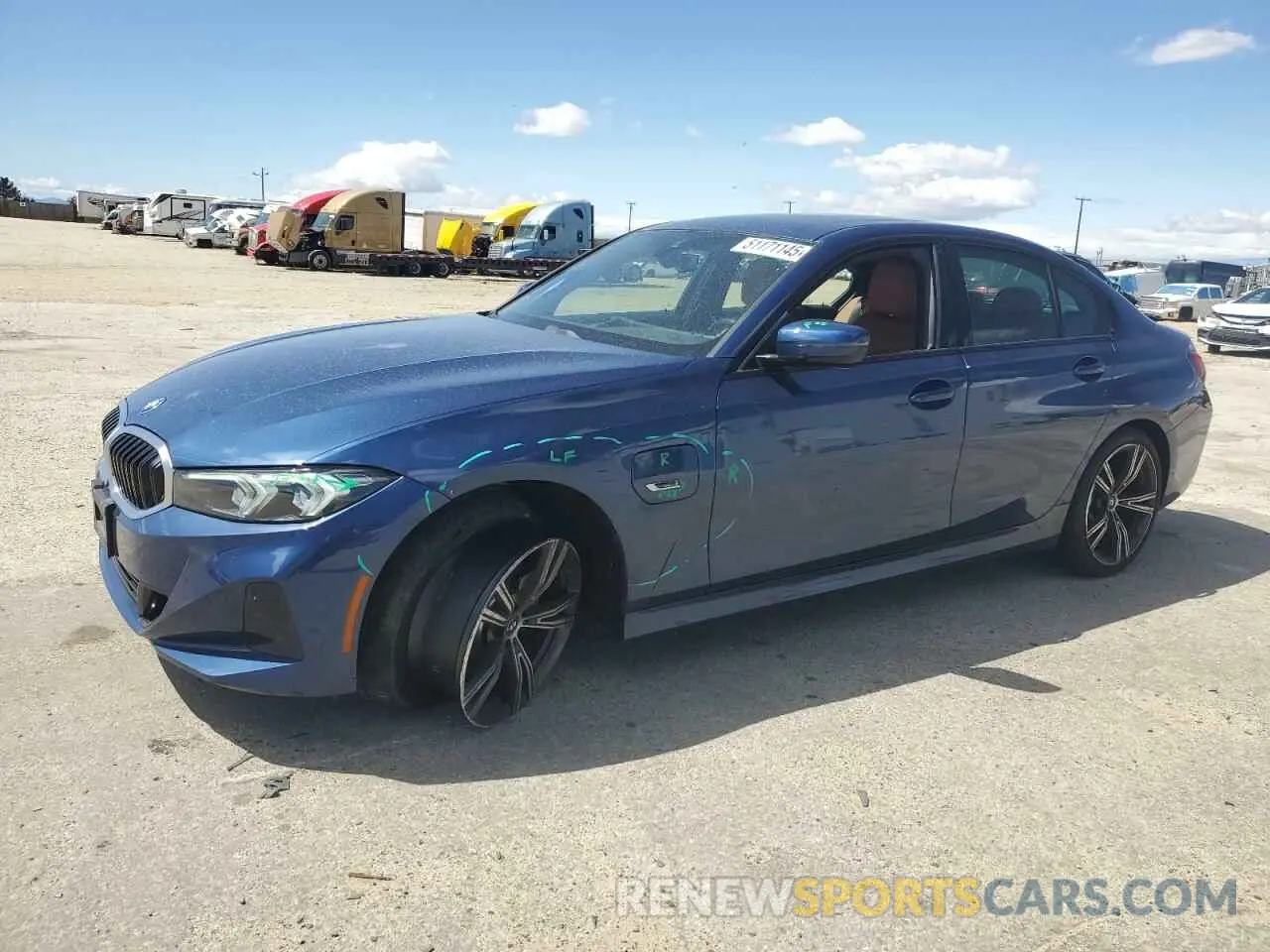 1 Photograph of a damaged car 3MW39FF0XP8D03121 BMW 3 SERIES 2023