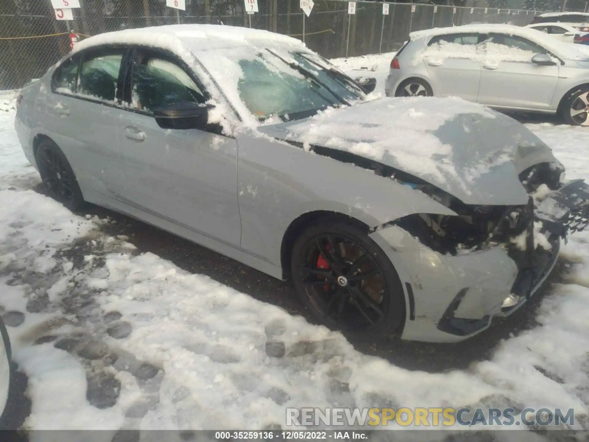 1 Photograph of a damaged car 3MW49FF02P8C90305 BMW 3 SERIES 2023