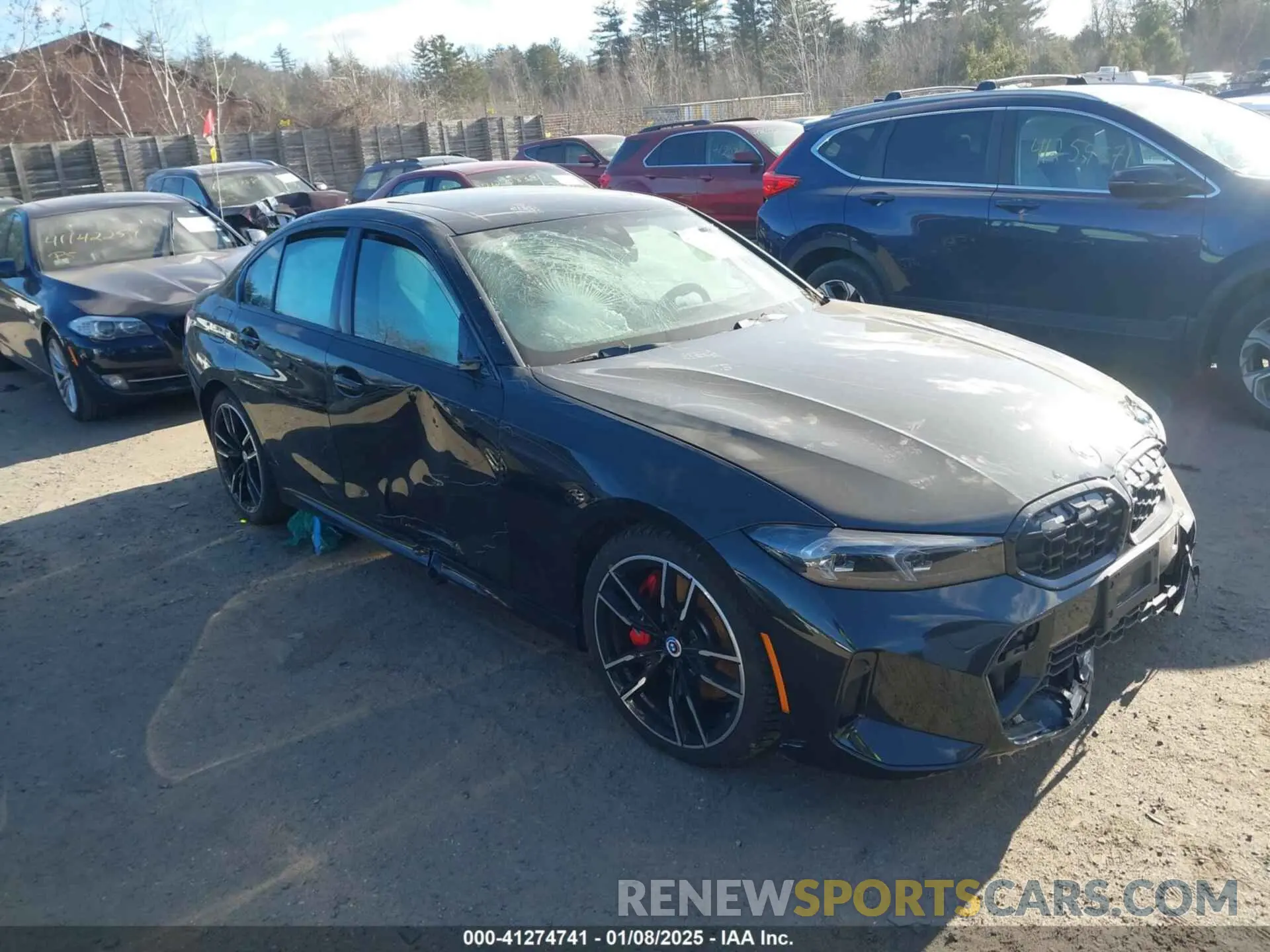 1 Photograph of a damaged car 3MW49FF08P8D12629 BMW 3 SERIES 2023
