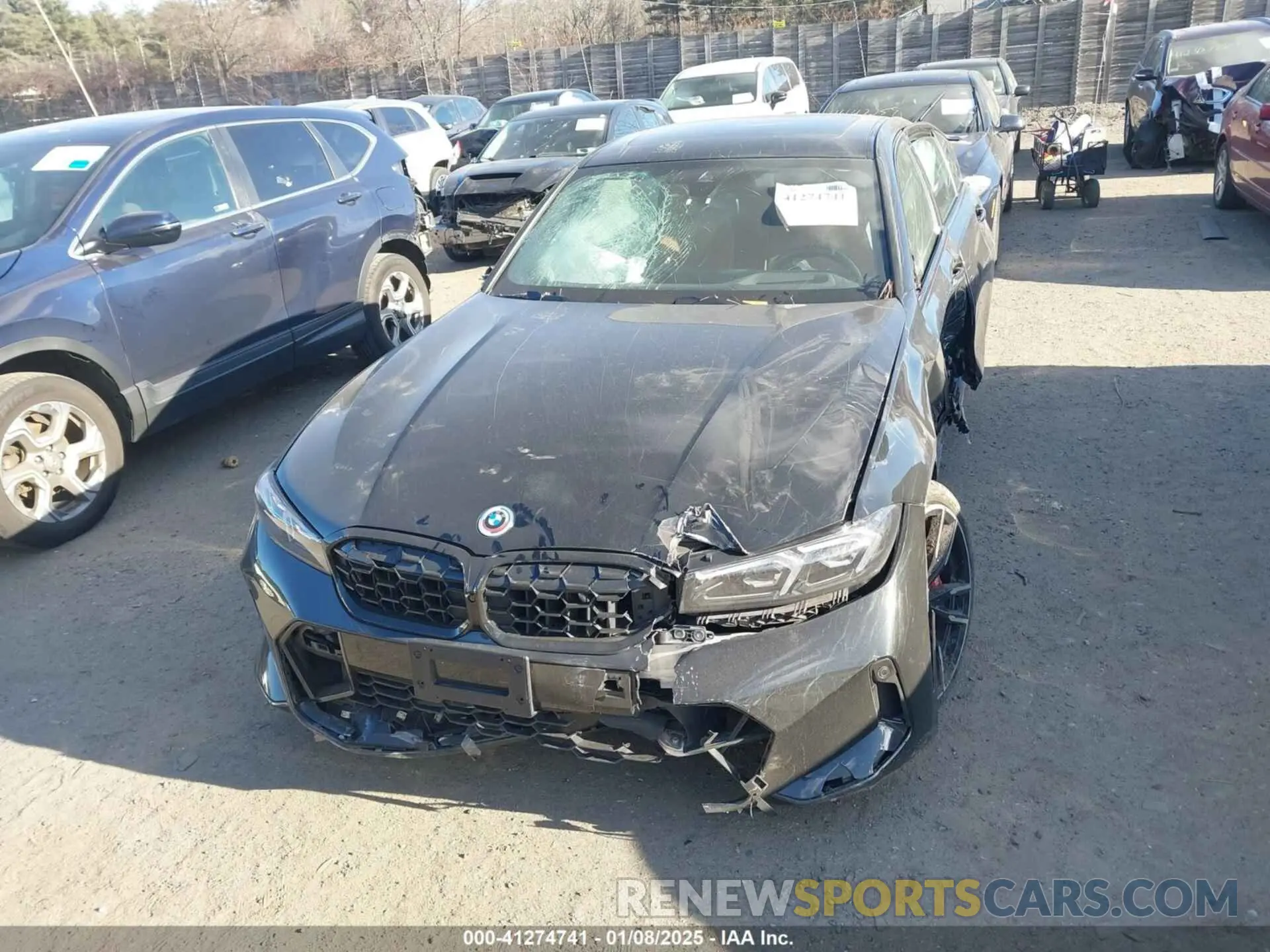 12 Photograph of a damaged car 3MW49FF08P8D12629 BMW 3 SERIES 2023