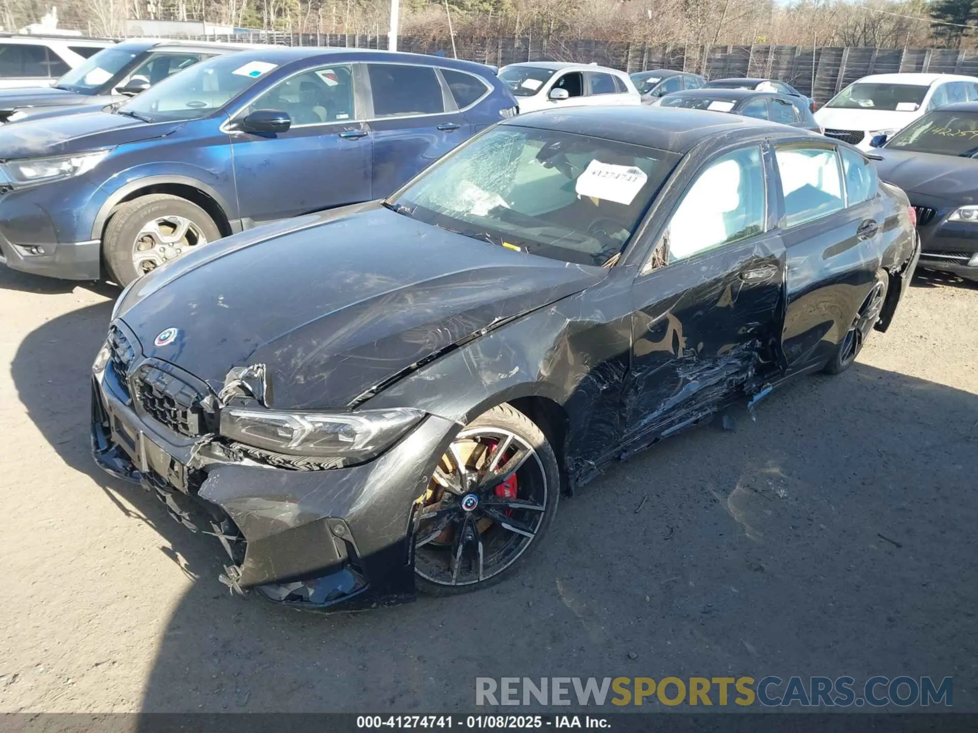 6 Photograph of a damaged car 3MW49FF08P8D12629 BMW 3 SERIES 2023