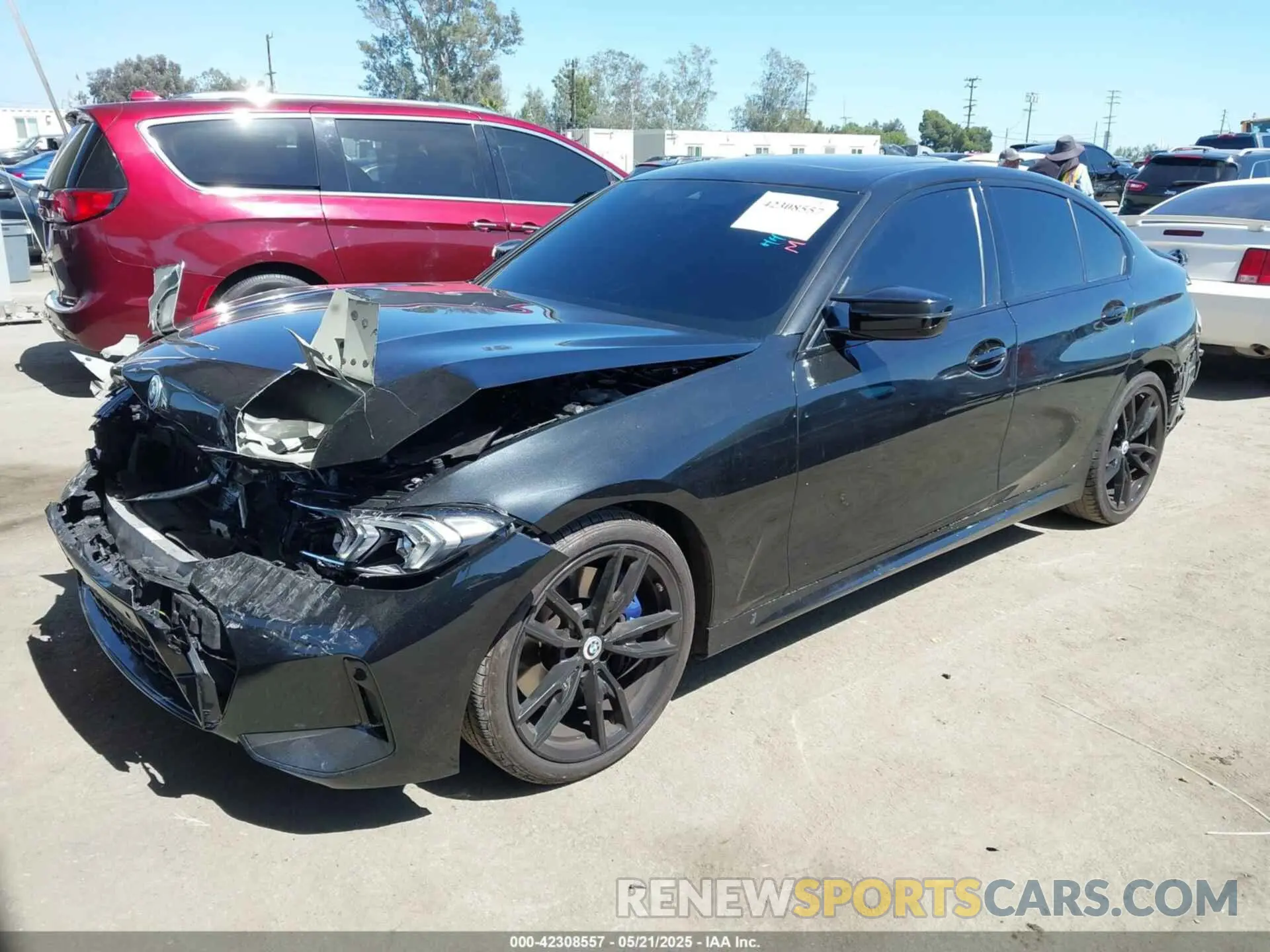 2 Photograph of a damaged car 3MW49FS01P8D52282 BMW 3 SERIES 2023