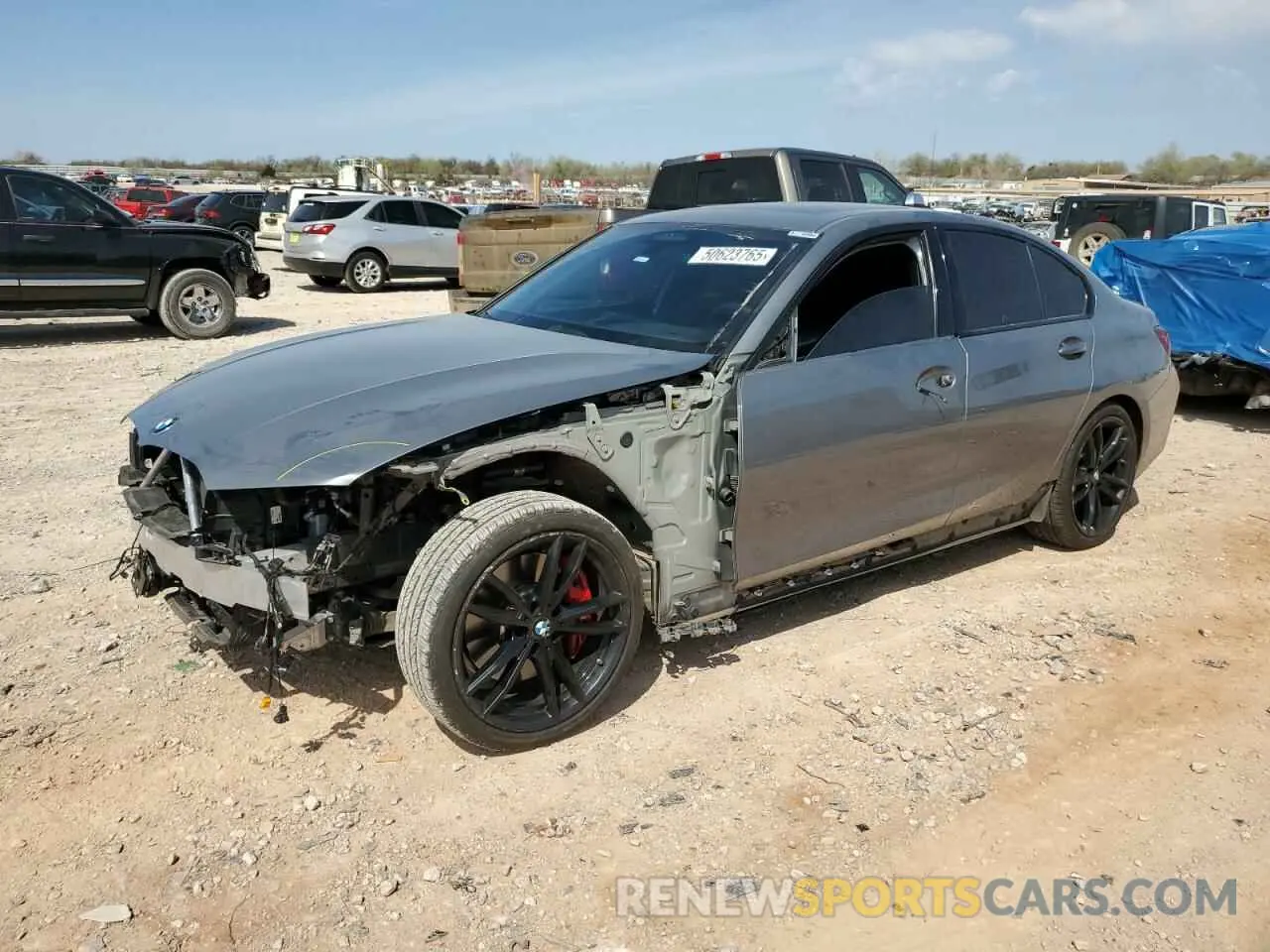 1 Photograph of a damaged car 3MW69FF00P8D51885 BMW 3 SERIES 2023