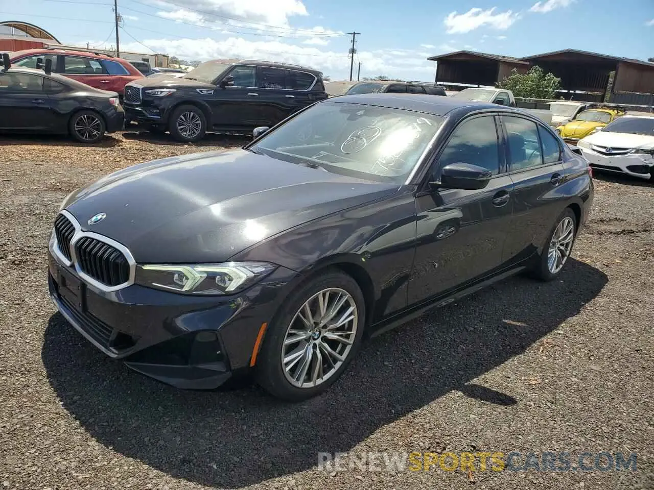 1 Photograph of a damaged car 3MW69FF07P8D19015 BMW 3 SERIES 2023