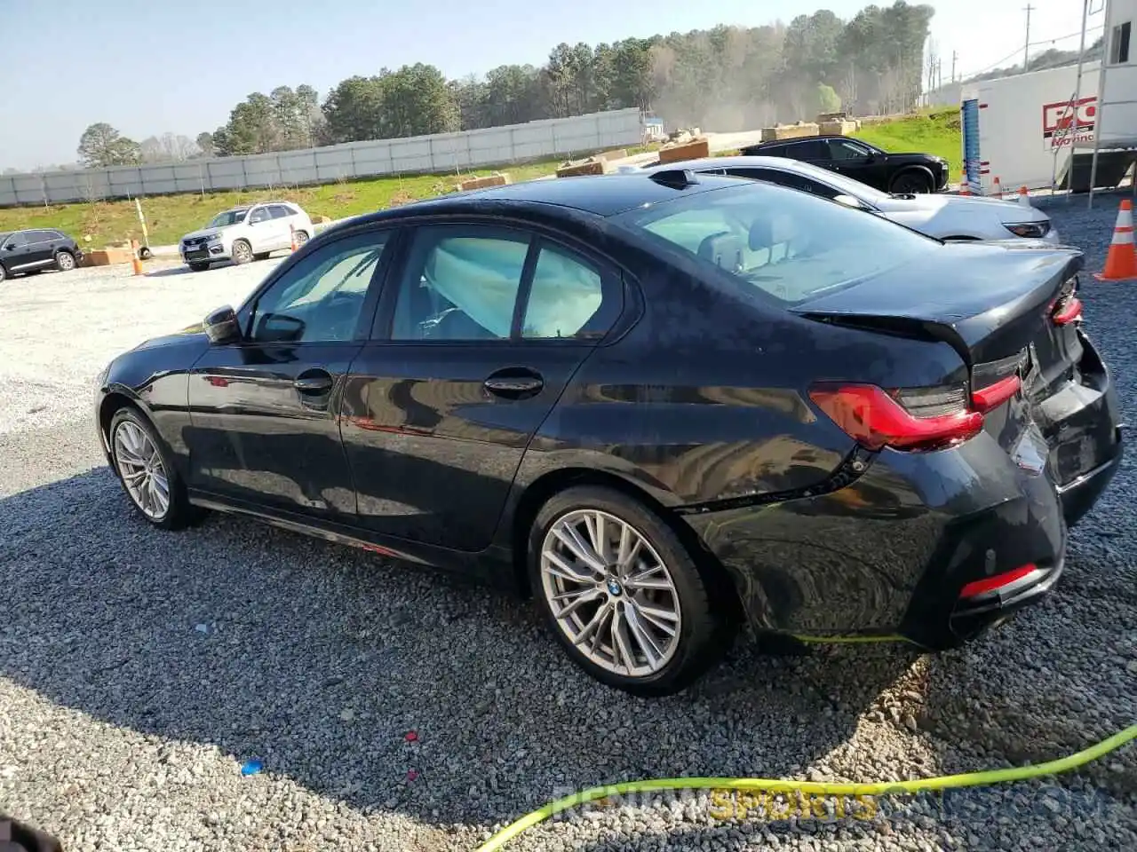 2 Photograph of a damaged car 3MW69FF08P8D51018 BMW 3 SERIES 2023