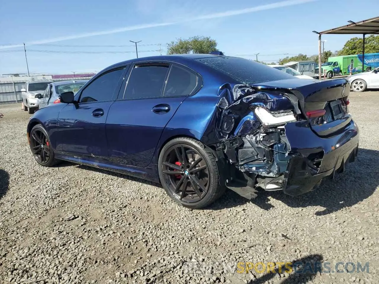 2 Photograph of a damaged car 3MW69FF08P8D73195 BMW 3 SERIES 2023