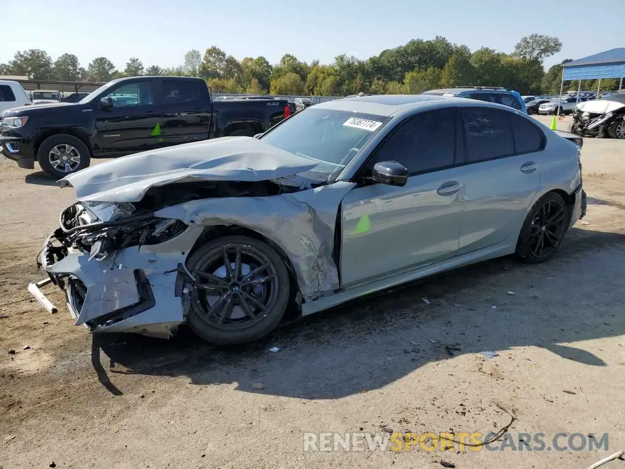 1 Photograph of a damaged car 3MW89FF00P8D66606 BMW 3 SERIES 2023