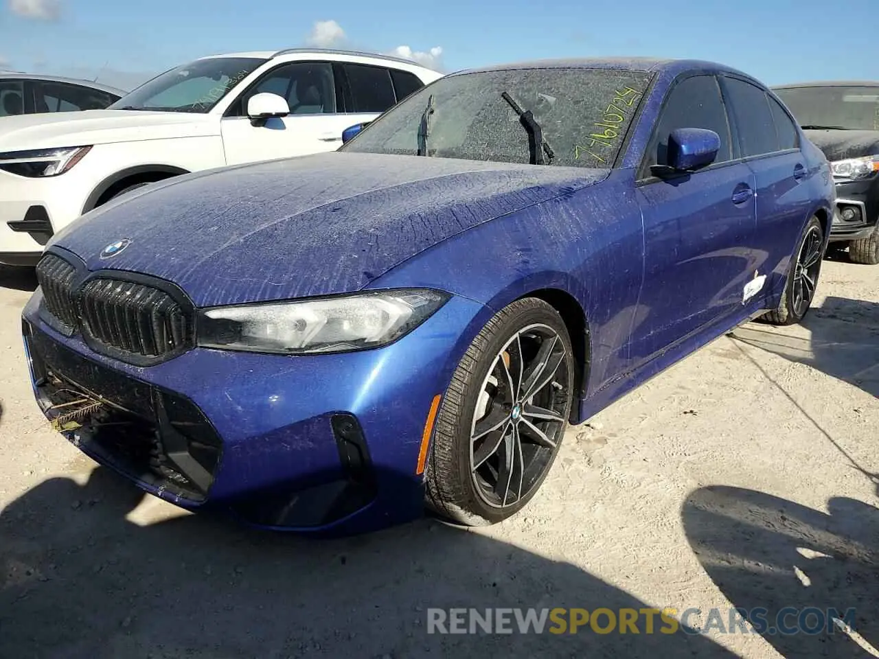1 Photograph of a damaged car 3MW89FF01P8D77243 BMW 3 SERIES 2023