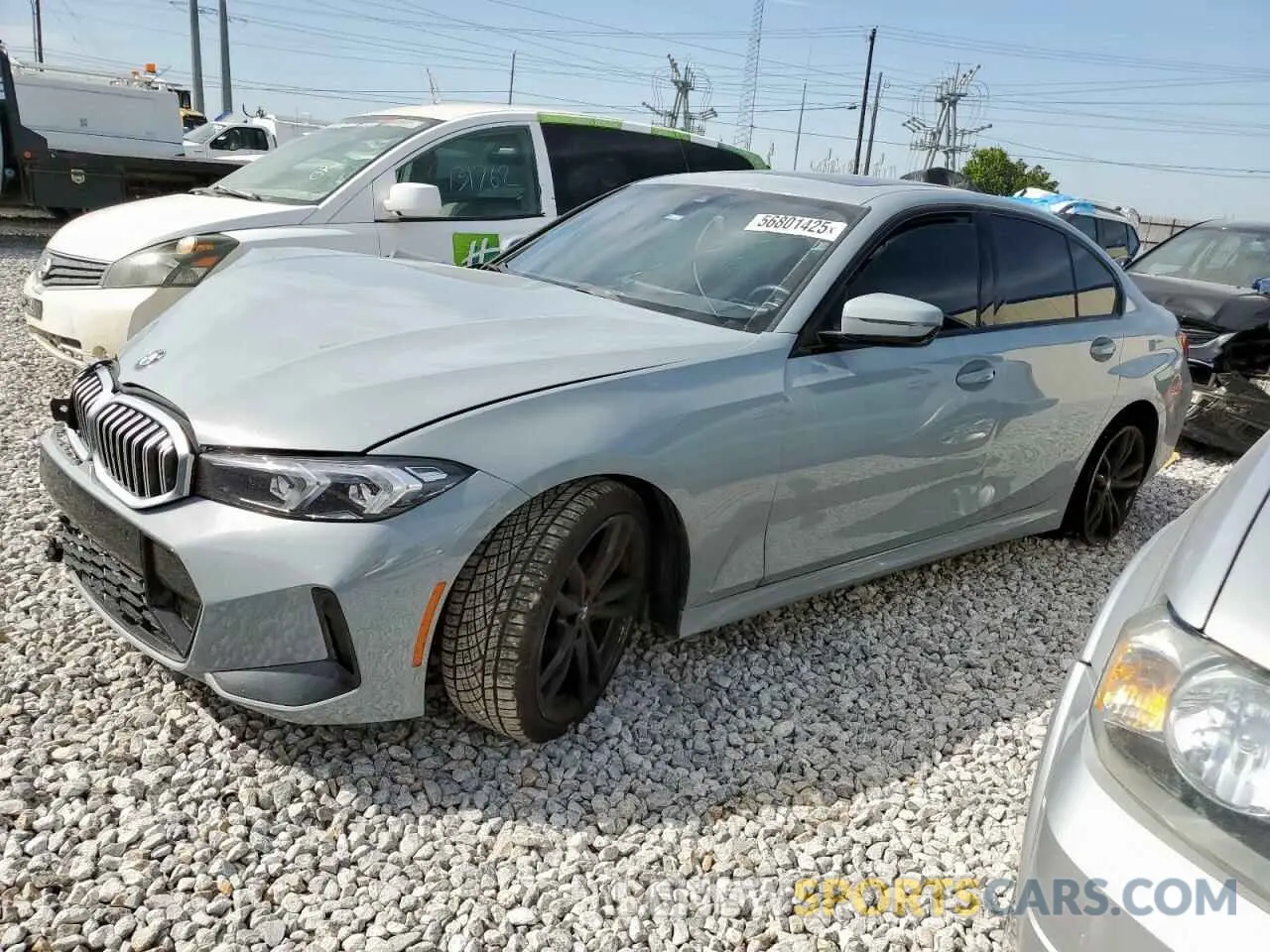 1 Photograph of a damaged car 3MW89FF02P8D06293 BMW 3 SERIES 2023