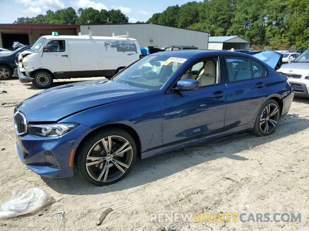 1 Photograph of a damaged car 3MW89FF09P8D31756 BMW 3 SERIES 2023