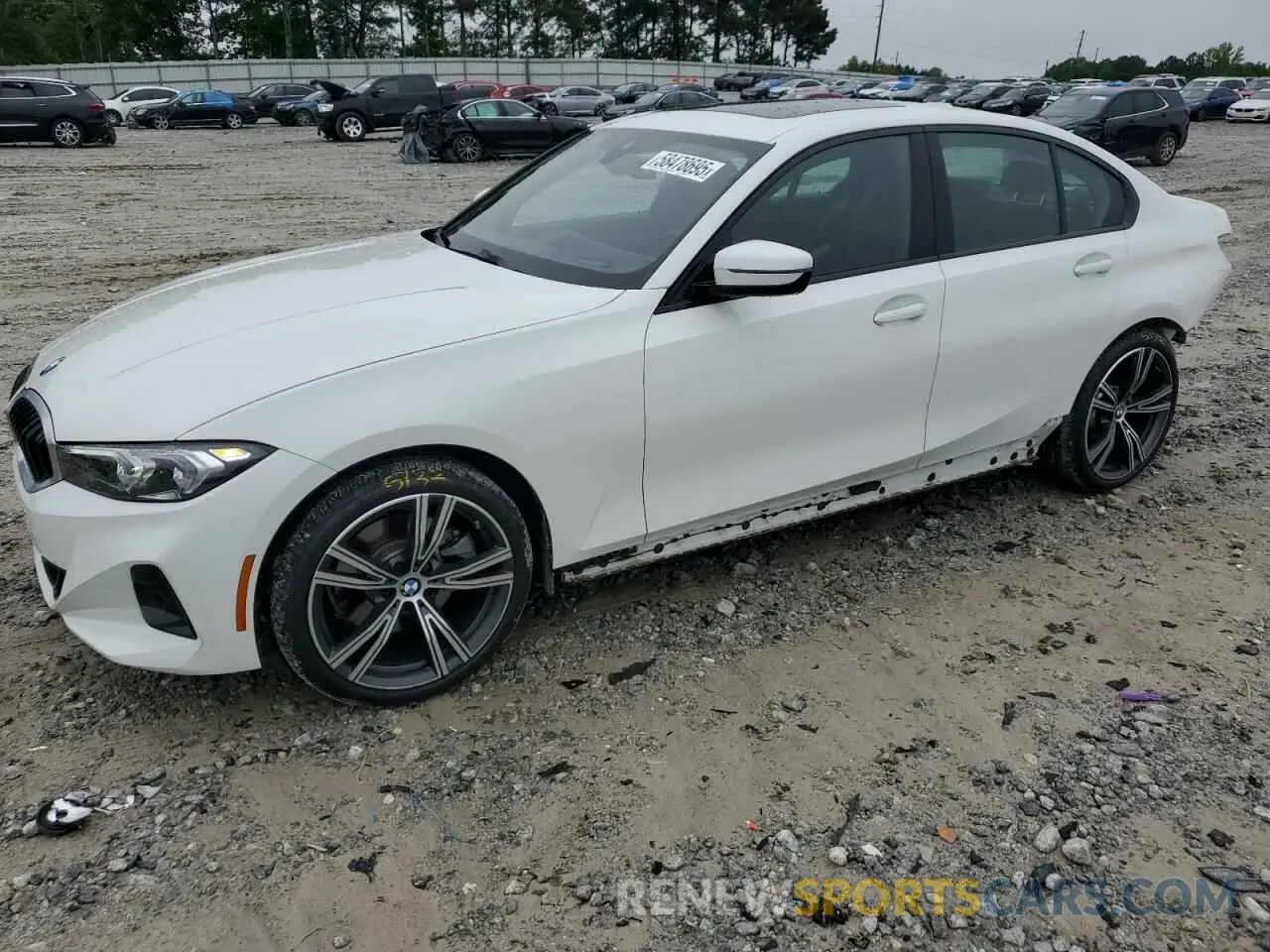 1 Photograph of a damaged car 3MW89FF09P8D71156 BMW 3 SERIES 2023