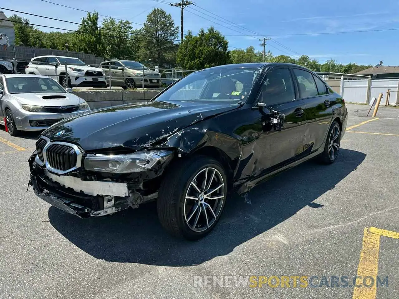 1 Photograph of a damaged car 3MW89FF09P8D75692 BMW 3 SERIES 2023