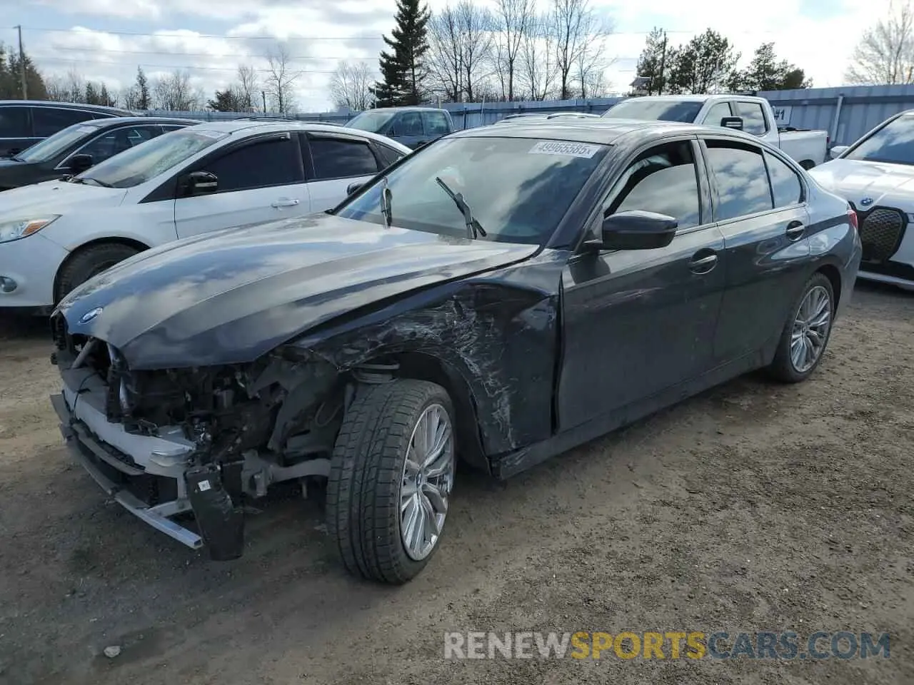 1 Photograph of a damaged car WBA83FF0XPFN87588 BMW 3 SERIES 2023