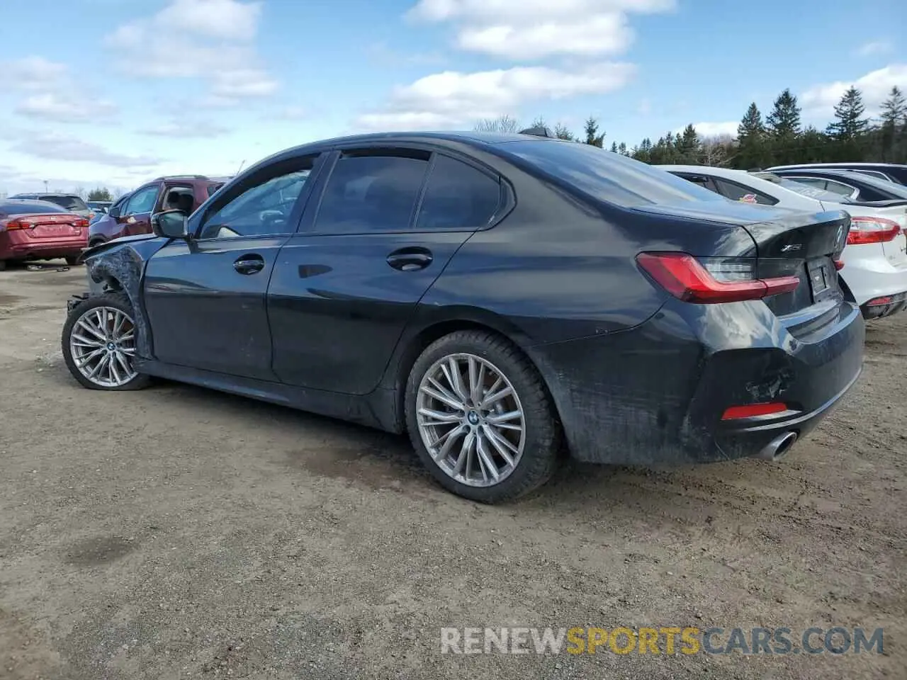 2 Photograph of a damaged car WBA83FF0XPFN87588 BMW 3 SERIES 2023