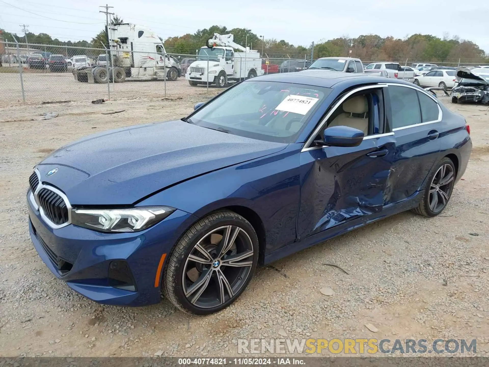 2 Photograph of a damaged car 3MW69FF00R8E17452 BMW 3 SERIES 2024