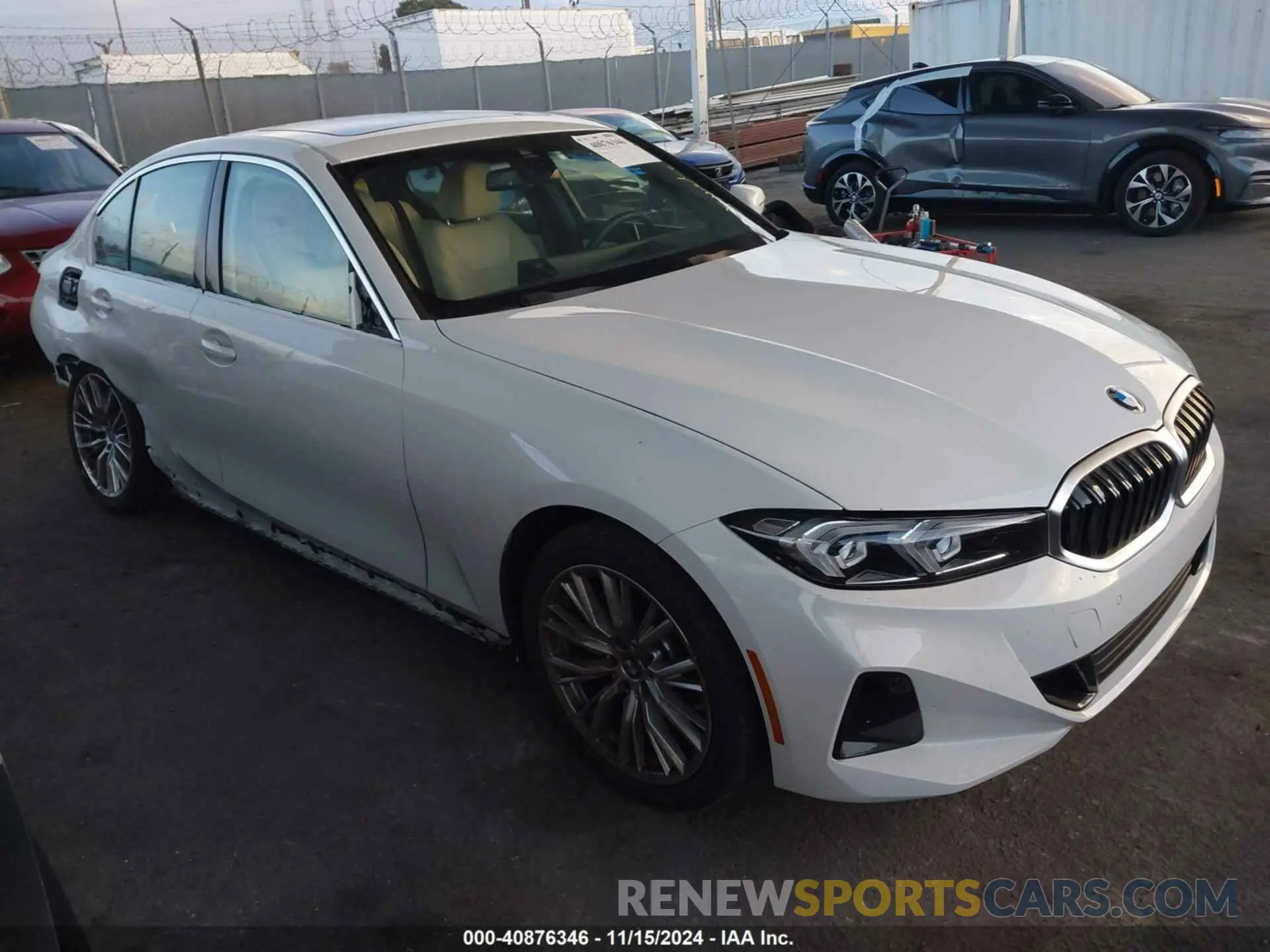 1 Photograph of a damaged car 3MW69FF02R8E04394 BMW 3 SERIES 2024