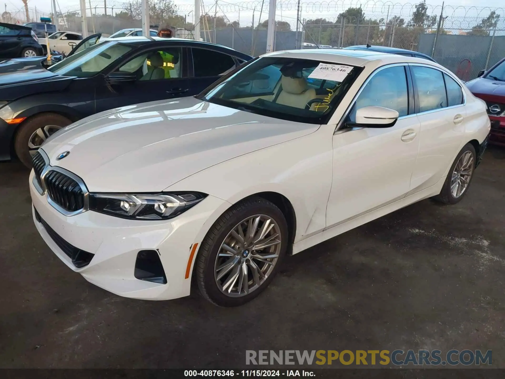 2 Photograph of a damaged car 3MW69FF02R8E04394 BMW 3 SERIES 2024