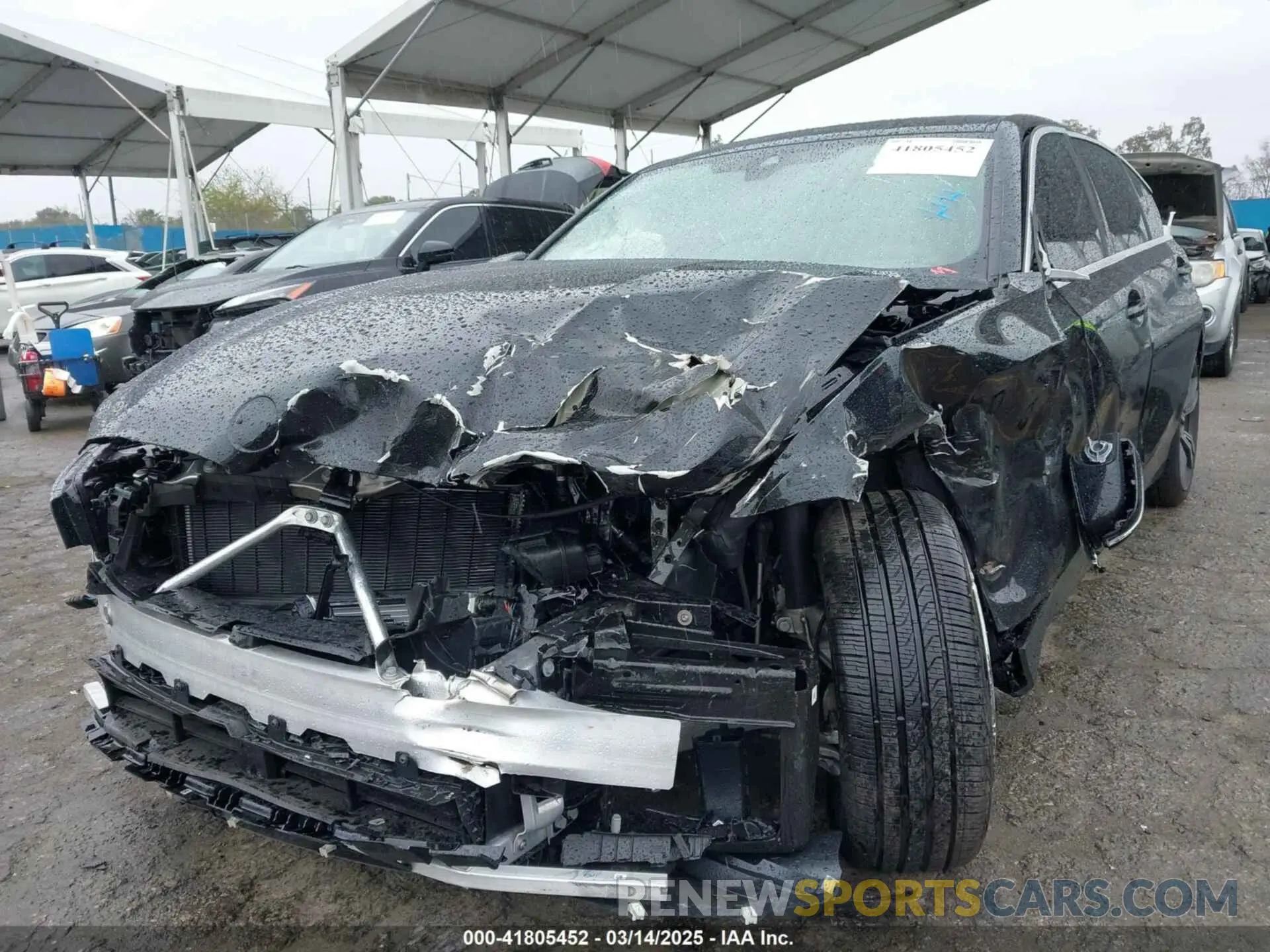 6 Photograph of a damaged car 3MW69FF03R8E82893 BMW 3 SERIES 2024